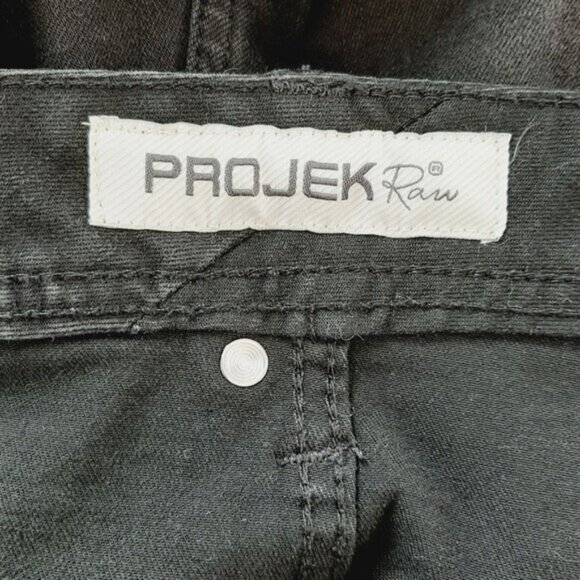 PROJEK RAW | Nikko Comfort Stretch Distressed Black Wash Jeans Men's Sz 48 - Picture 9 of 12